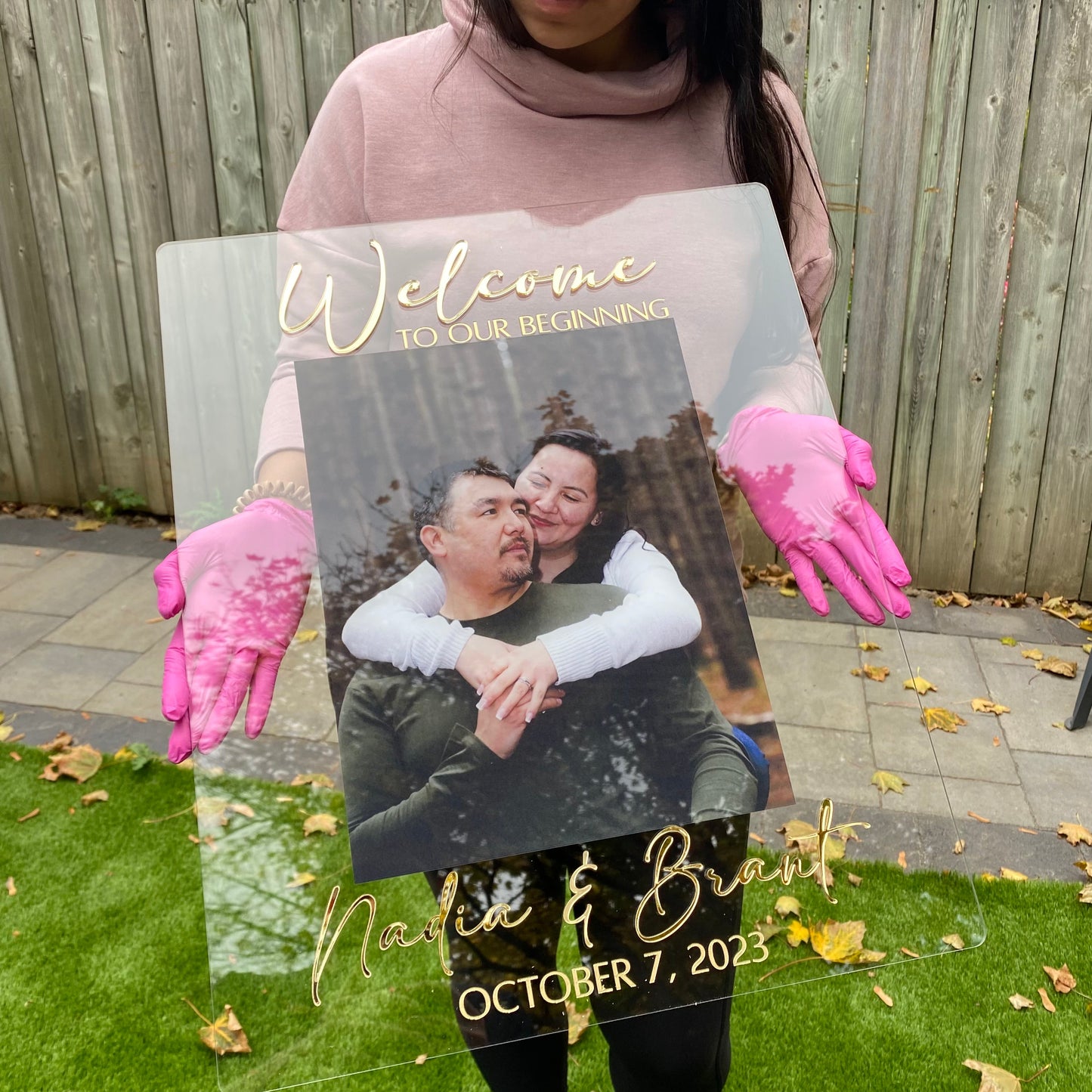 Photo Wedding Welcome Sign - Home Decor image 13