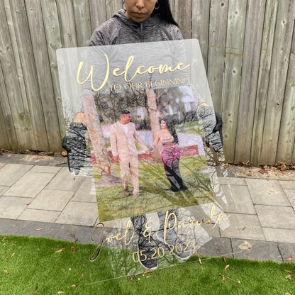 Photo Wedding Welcome Sign - Home Decor image 23