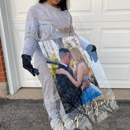 Photo Wedding Welcome Sign - Home Decor image 10