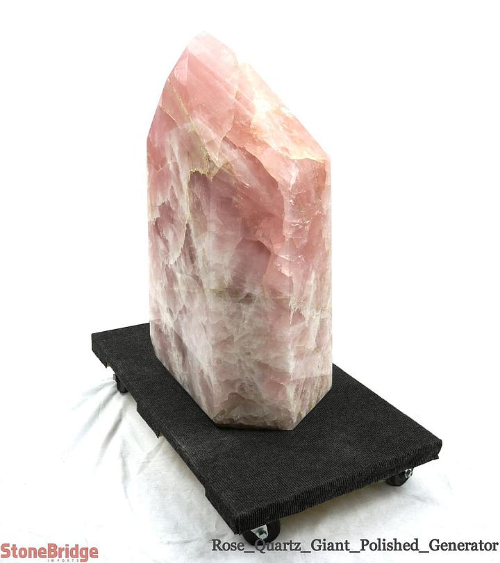 Rose Quartz Polished Tower (Generator) U#3 - 580 lb - 29" - Misc image 8
