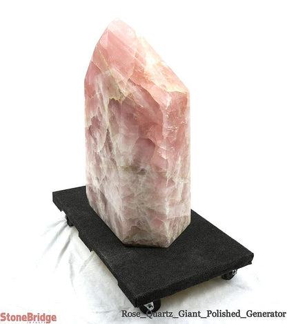 Rose Quartz Polished Tower (Generator) U#3 - 580 lb - 29" - Misc image 8