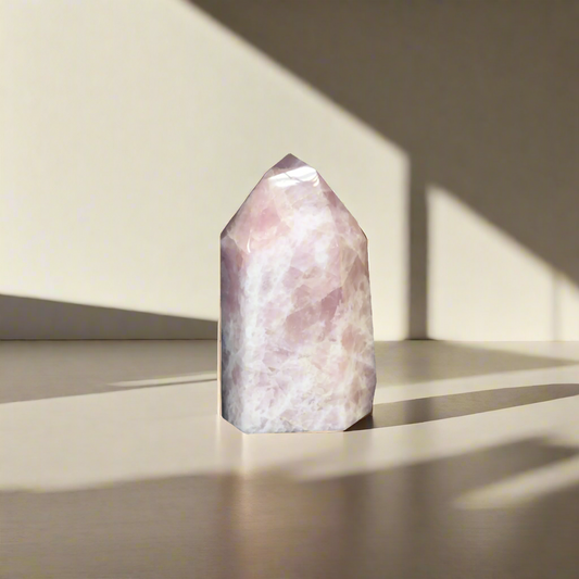 Rose Quartz Polished Tower (Generator) U#3 - 580 lb - 29" - Misc image 1