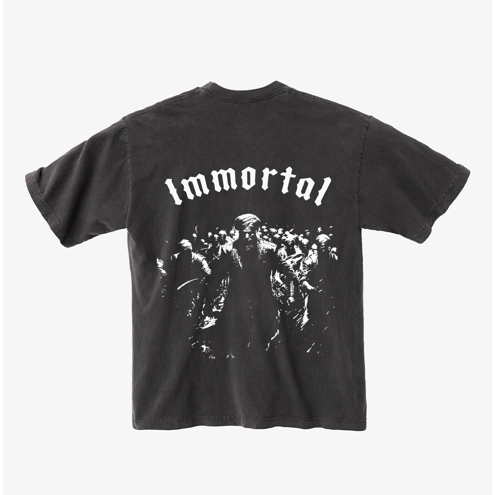 THE IMMORTAL ARMY PREMIUM VINTAGE T-SHIRT - VINTAGE BLACK - Apparel image 1