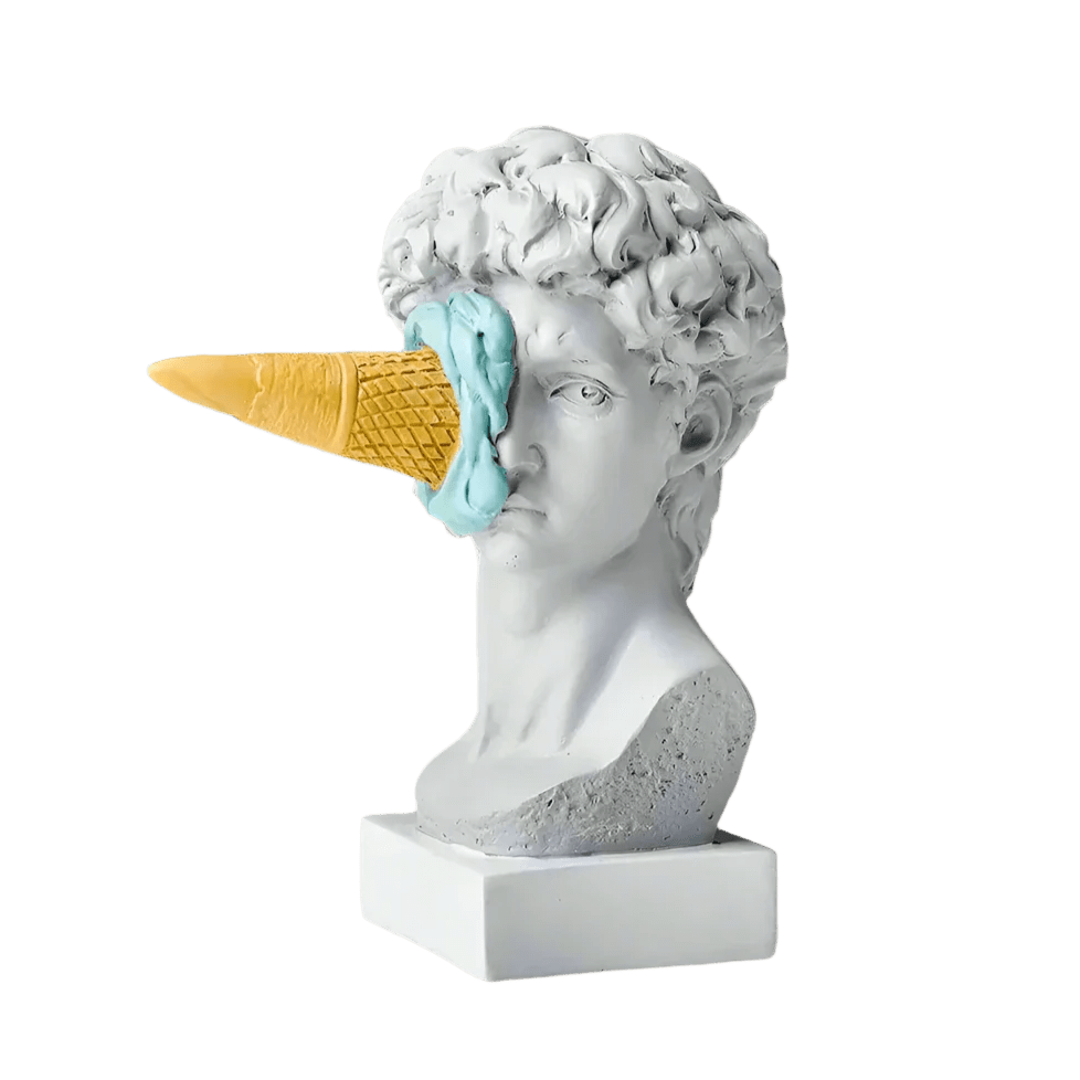 In Your Face Resin Statue - Kitchen & Dining image 1
