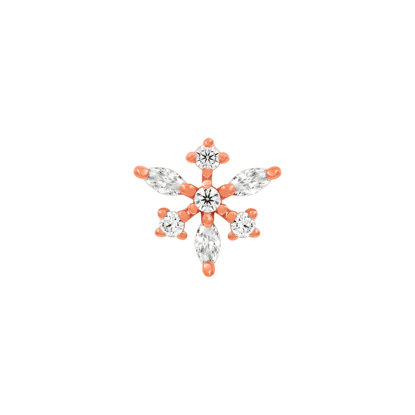 Anna - Gold Snowflake in 14k Gold by Junipurr - Jewelry image 8