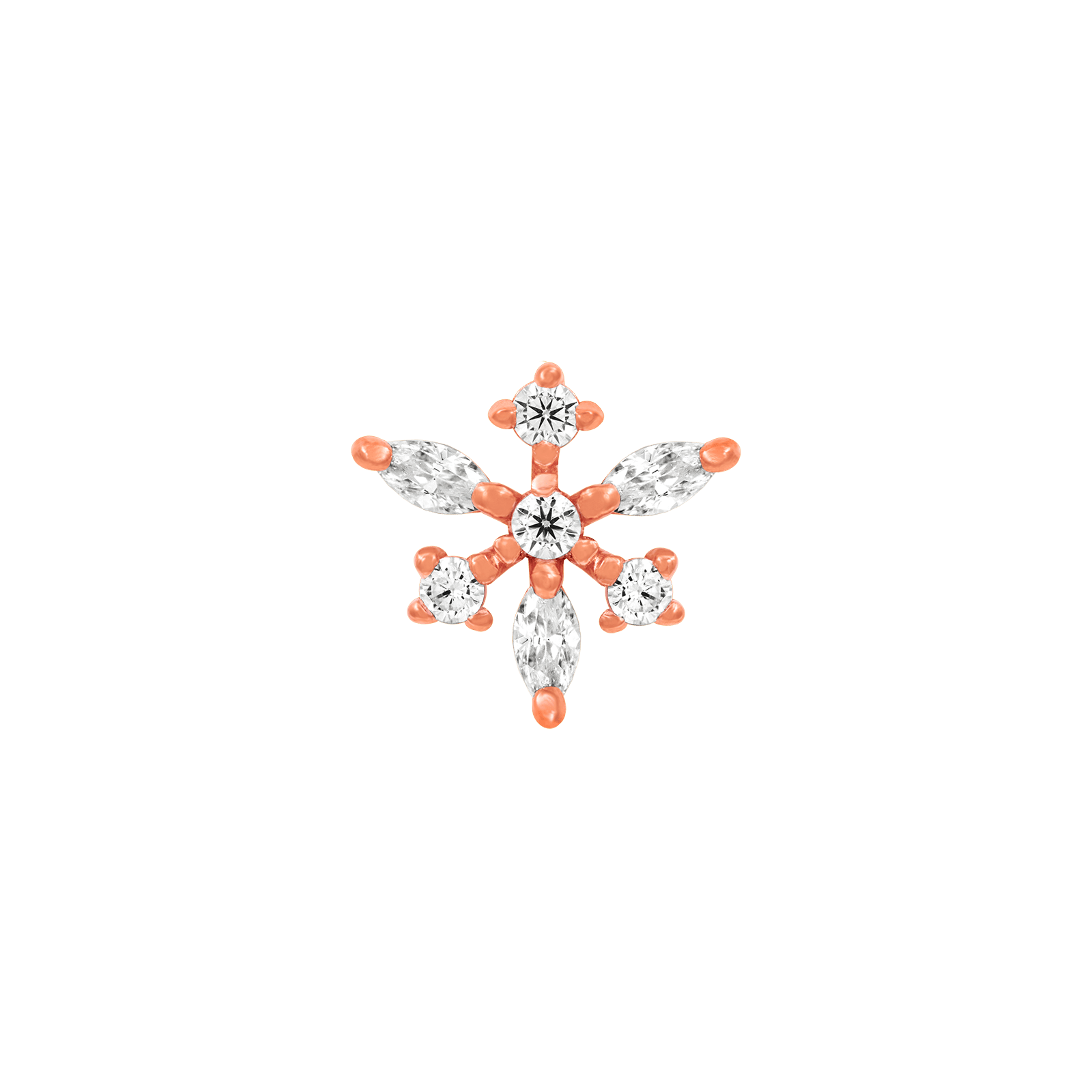 Anna - Gold Snowflake in 14k Gold by Junipurr - Jewelry image 8