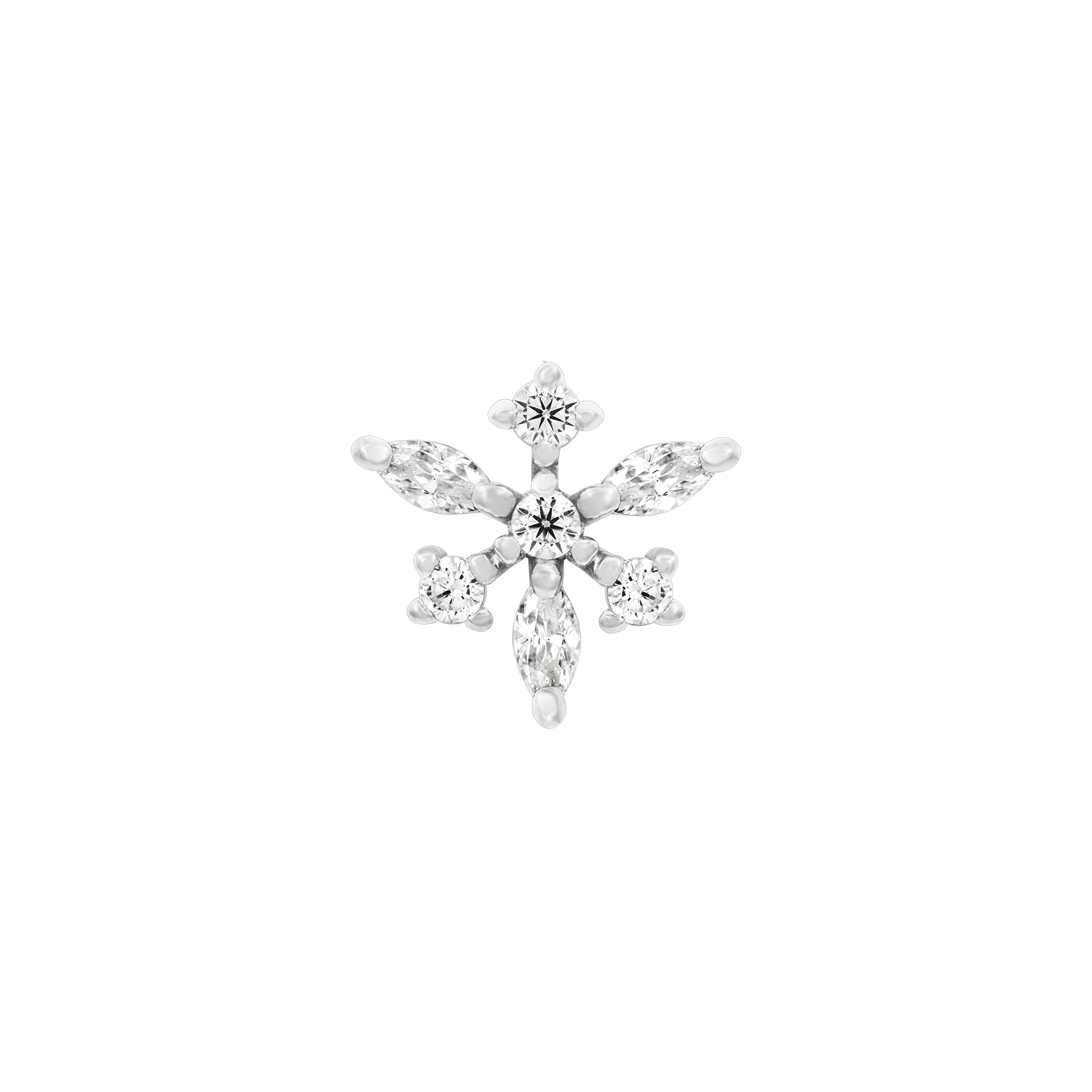 Anna - Gold Snowflake in 14k Gold by Junipurr - Jewelry image 5