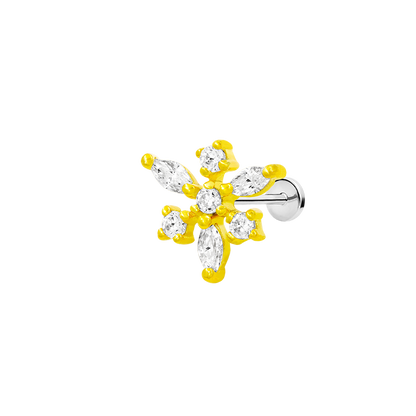 Anna - Gold Snowflake in 14k Gold by Junipurr - Jewelry image 2