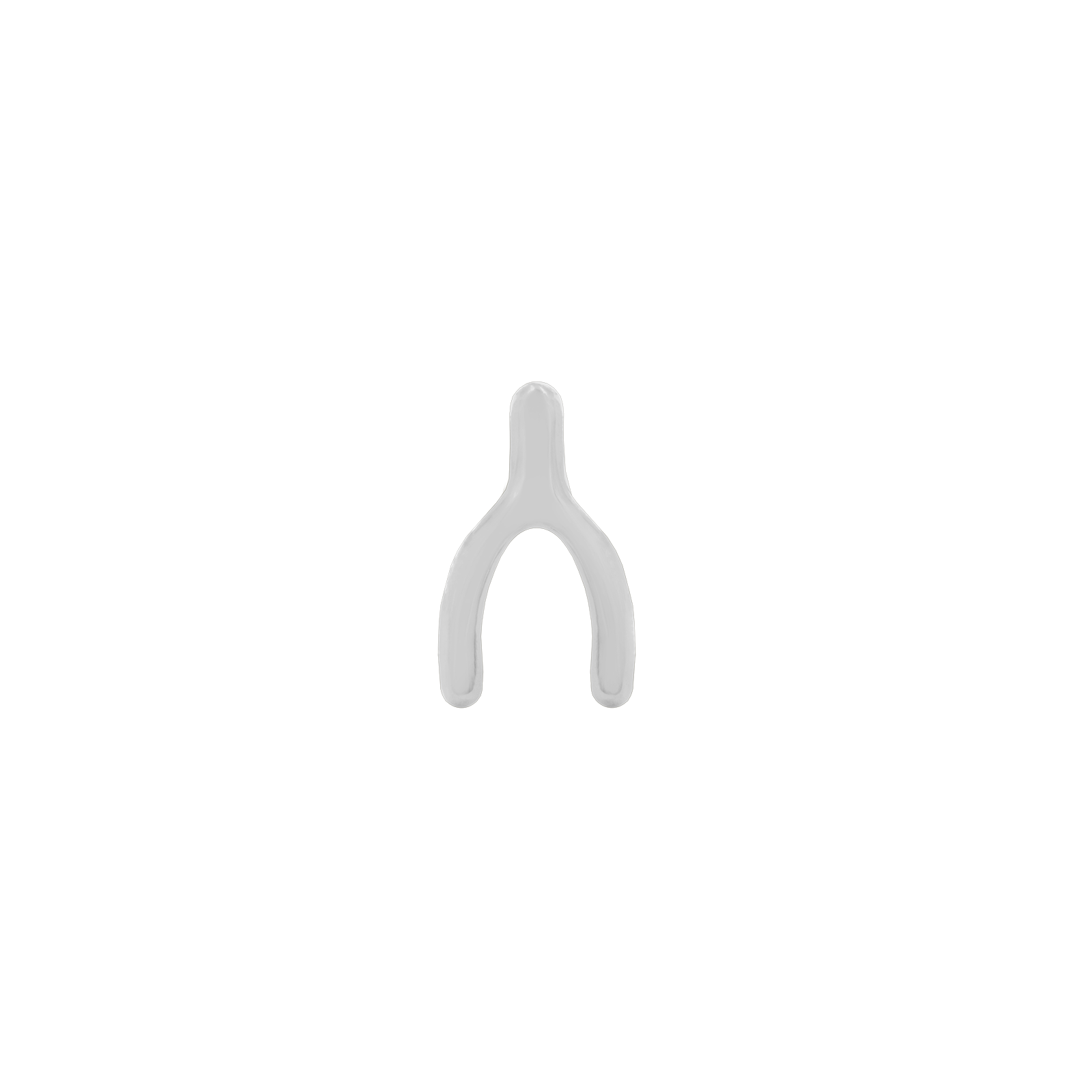 Wishbone in 14k White Gold by Junipurr - Jewelry image 1
