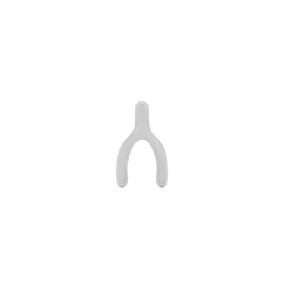Wishbone in 14k White Gold by Junipurr - Jewelry image 1