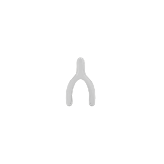Wishbone in 14k White Gold by Junipurr - Jewelry image 1