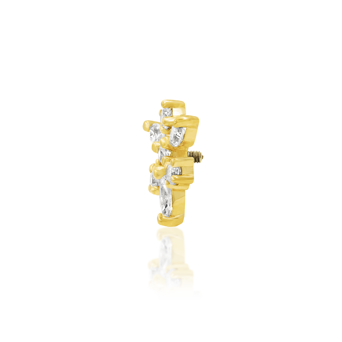 Anna - Gold Snowflake in 14k Gold by Junipurr - Jewelry image 4