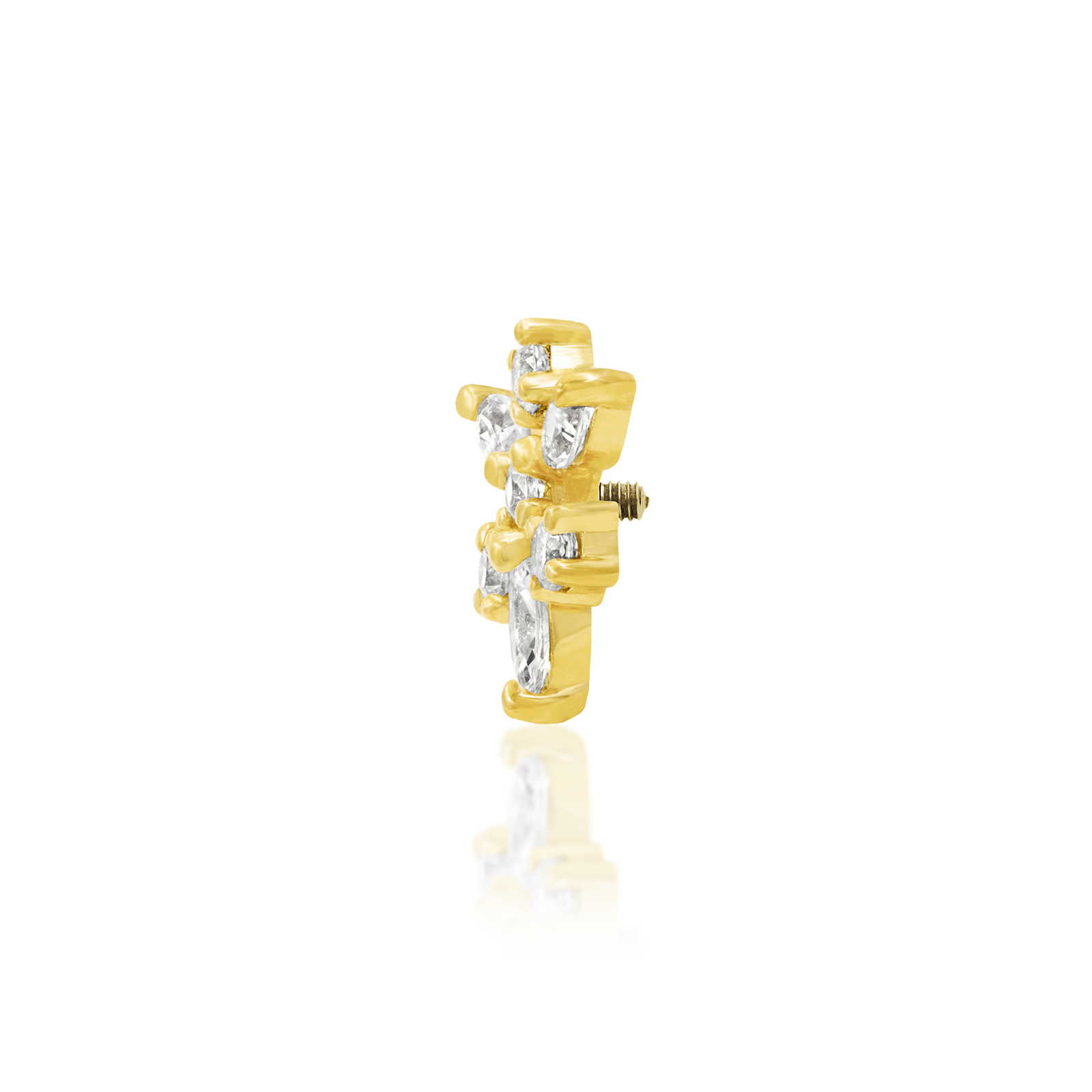 Anna - Gold Snowflake in 14k Gold by Junipurr - Jewelry image 4