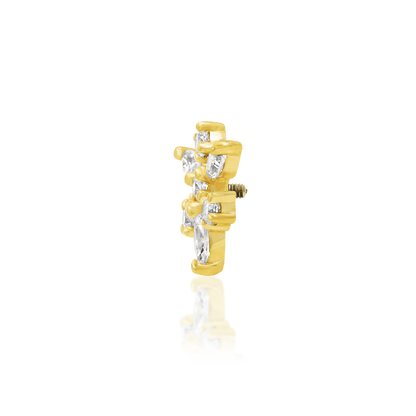 Anna - Gold Snowflake in 14k Gold by Junipurr - Jewelry image 4