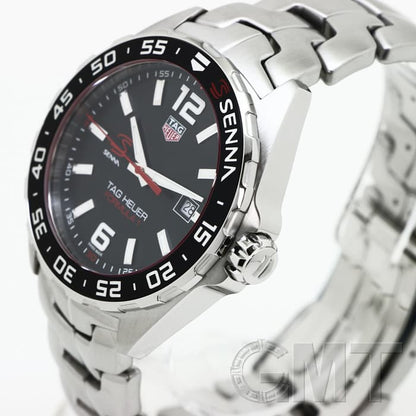 Tag Heuer Formula 1 Senna Limited Edition Black Dial Silver Steel Strap Watch for Men - WAZ1012.BA0883 - Jewelry image 11