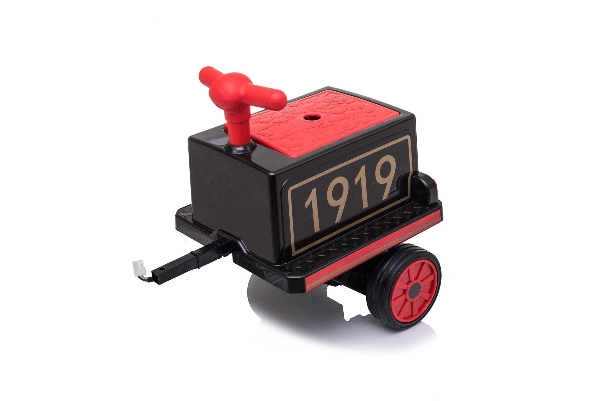 Locomotive Train 12V Ride on Train Car Toy for Kids and Parents with Carriage - Toys & Games image 9