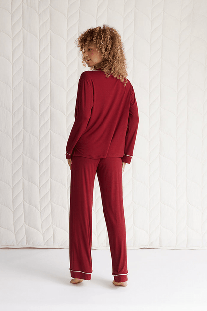 Long Sleeve Button-Down Pajama Set - Misc image 6