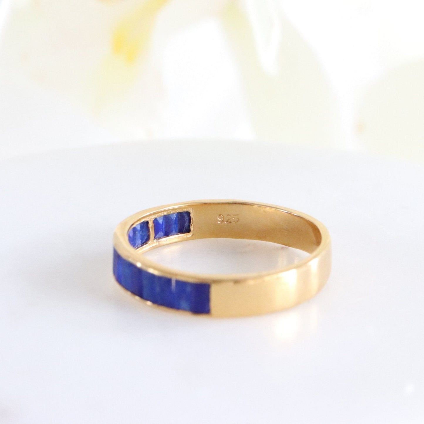 LOYAL CIGAR BAND RING - LAPIS & 14K GOLD - Misc image 4