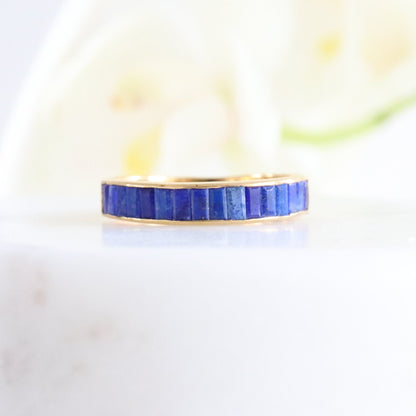 LOYAL CIGAR BAND RING - LAPIS & 14K GOLD - Misc image 3