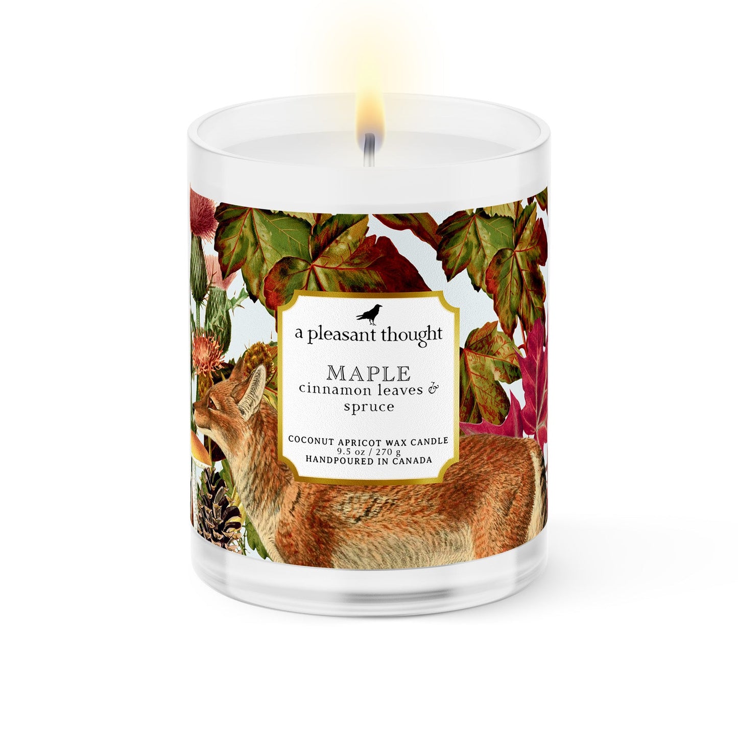 Maple | Cinnamon Leaves & Spruce | Candle - Home Decor image 3