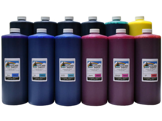 Kit de recharge 12x1L pour CANON PFI-101, PFI-103, PFI-301, PFI-302, PFI-701, PFI-702 - Misc image 1