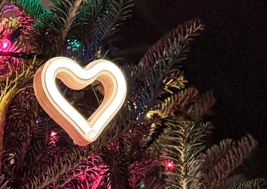Ornament Neon Heart - Warm White - Gadgets image 5