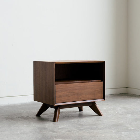 Mirah - Walnut Nightstand - Furniture image 1