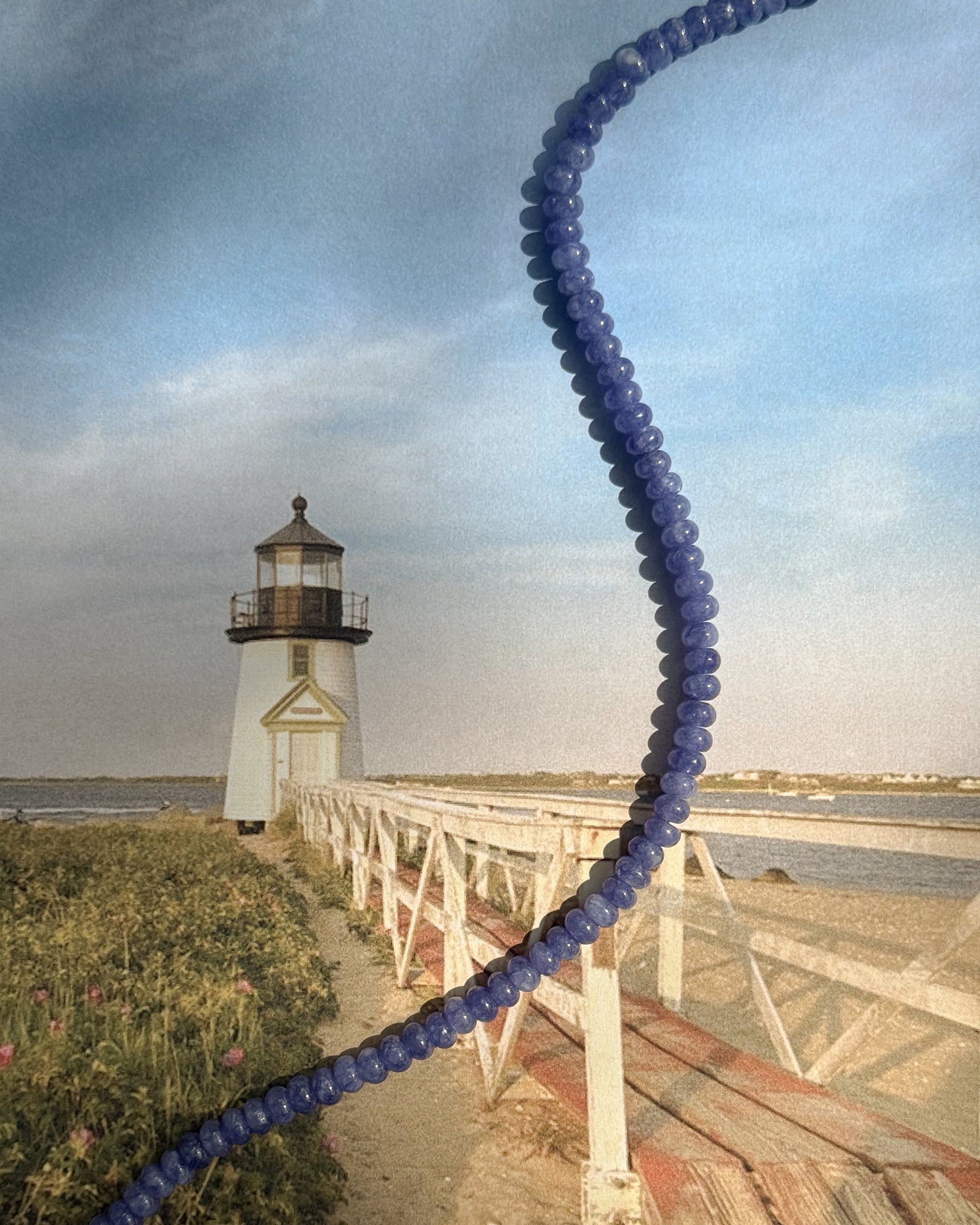 Nantucket Blue Gemstone Necklace - Misc image 3