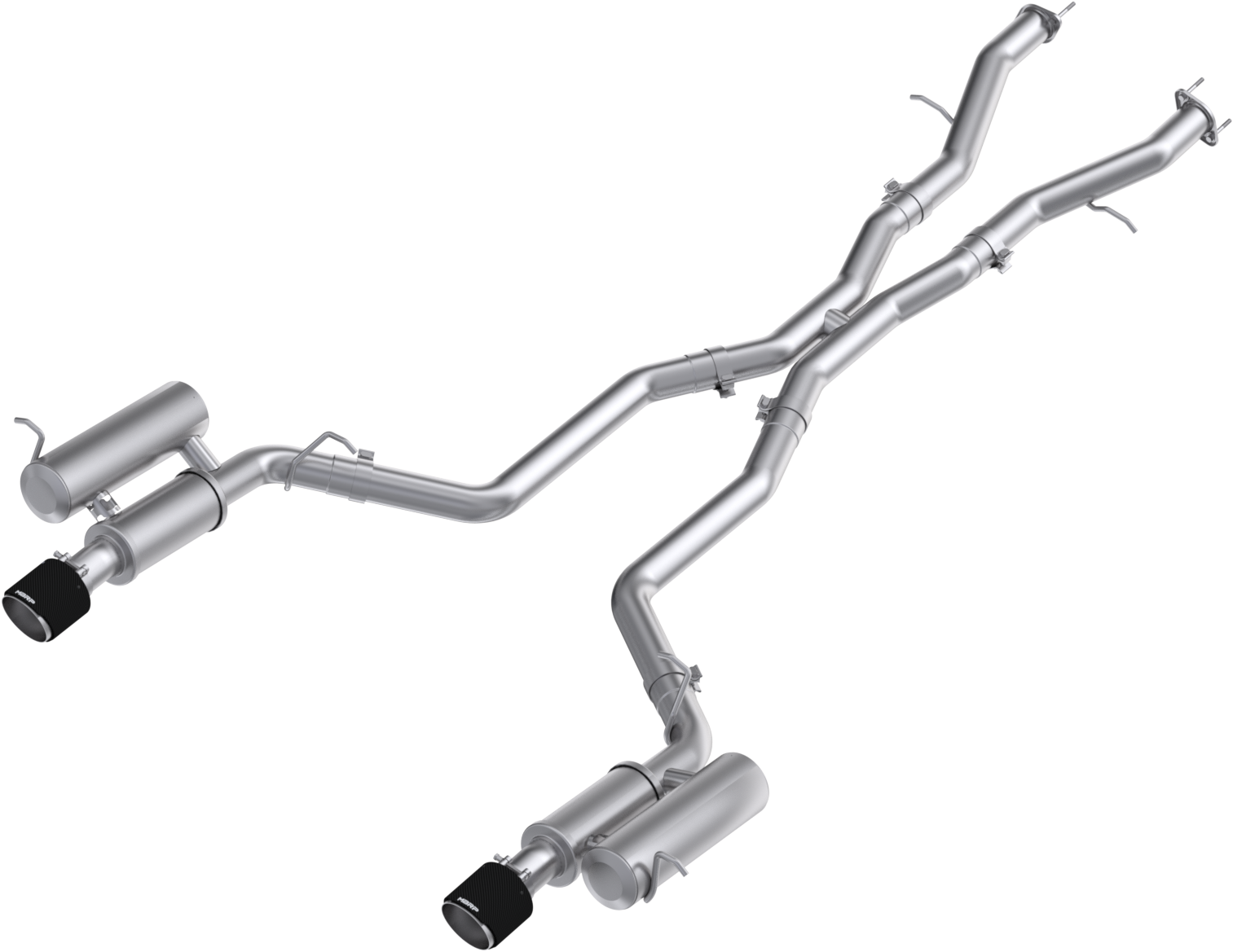 2011-2025 Dodge Durango Cat-Back, Dual Rear Exit Exhaust, S51073CF - Accessories image 1