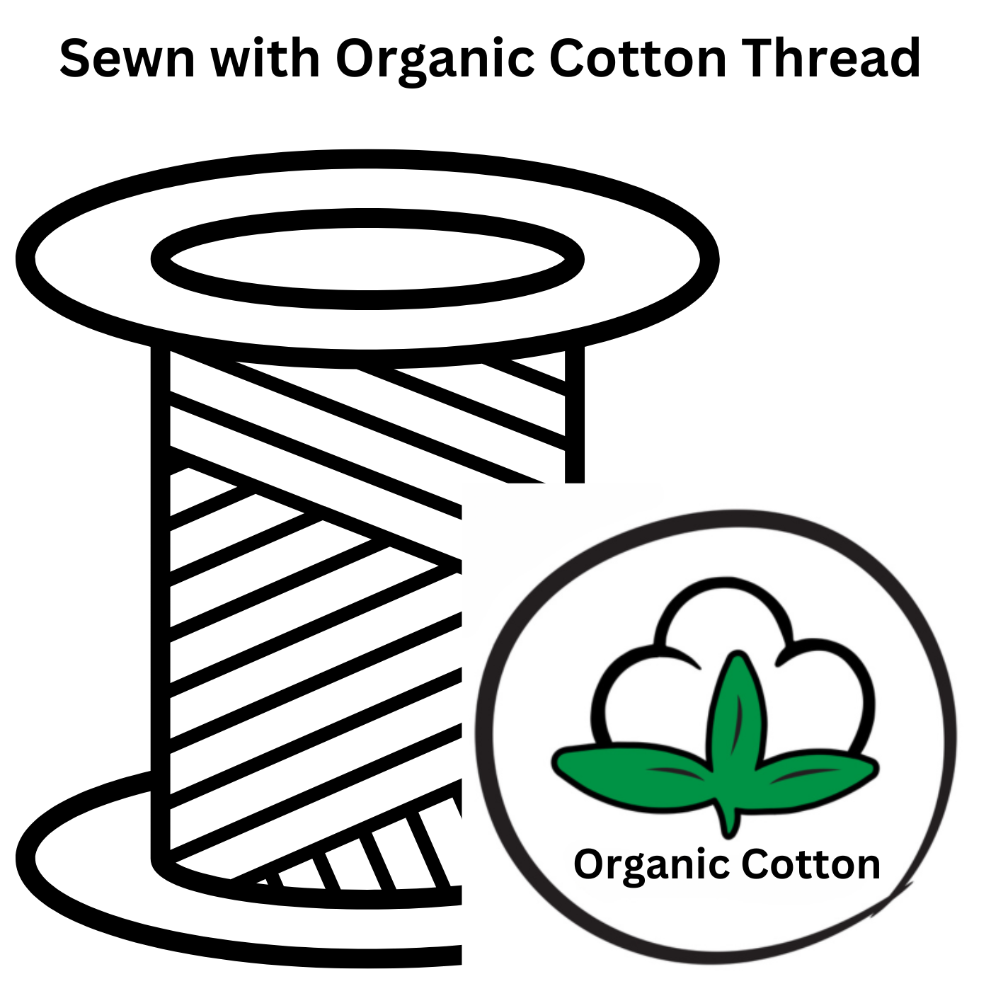 24" x 24" Organic Wool Fiber & Organic Cotton Fabric Accent Pillow Insert - Home Decor image 4