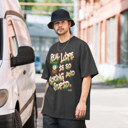 South Park Kyle Real Life Graffiti Oversized T-Shirt - Apparel image 3