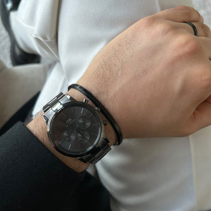 Iconic Chronograph Link Onyx B Black - Misc image 5