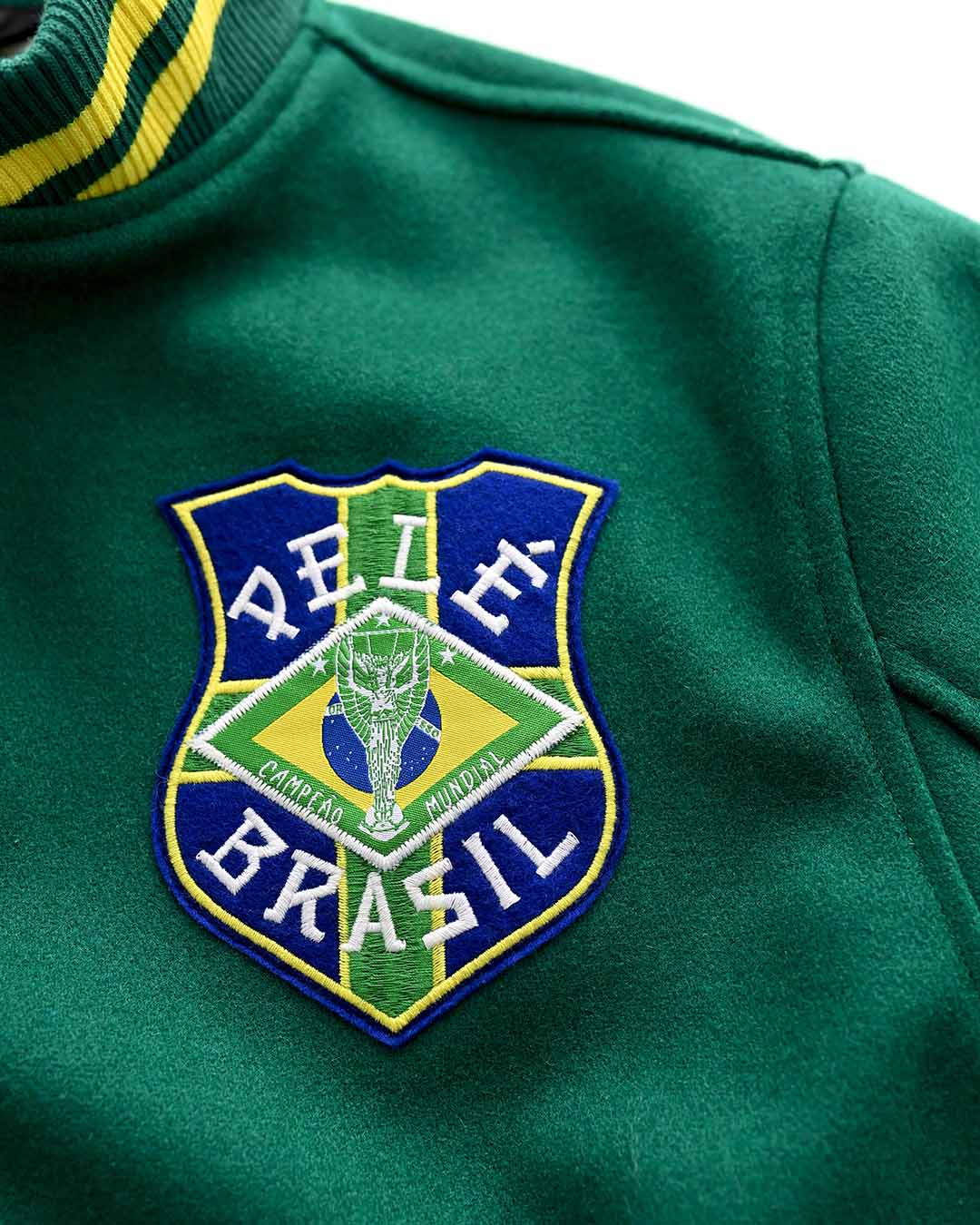 Pelé #10 Brasil Melton Jacket - Misc image 5