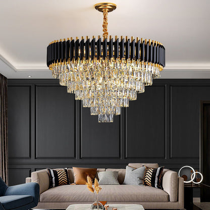 Modern Lustre Crystal Led Chandeliers - Apparel image 1