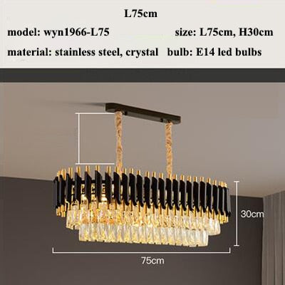 Modern Lustre Crystal Led Chandeliers - Apparel image 5