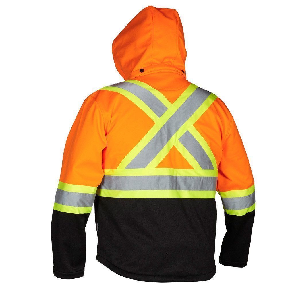 Re-Engineered Hi Vis Safety Softshell Jacket - Apparel image 2