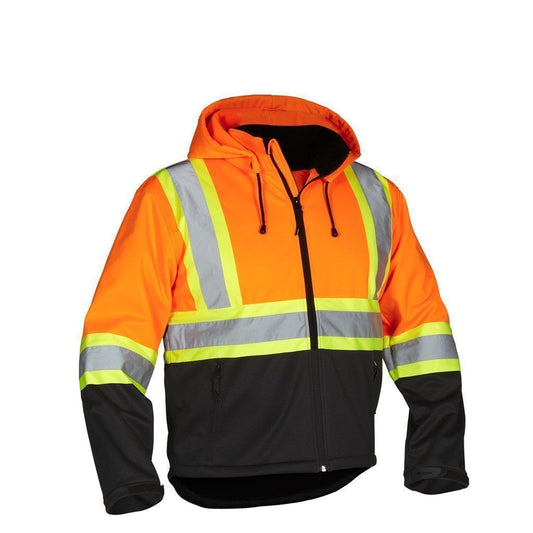 Re-Engineered Hi Vis Safety Softshell Jacket - Apparel image 1