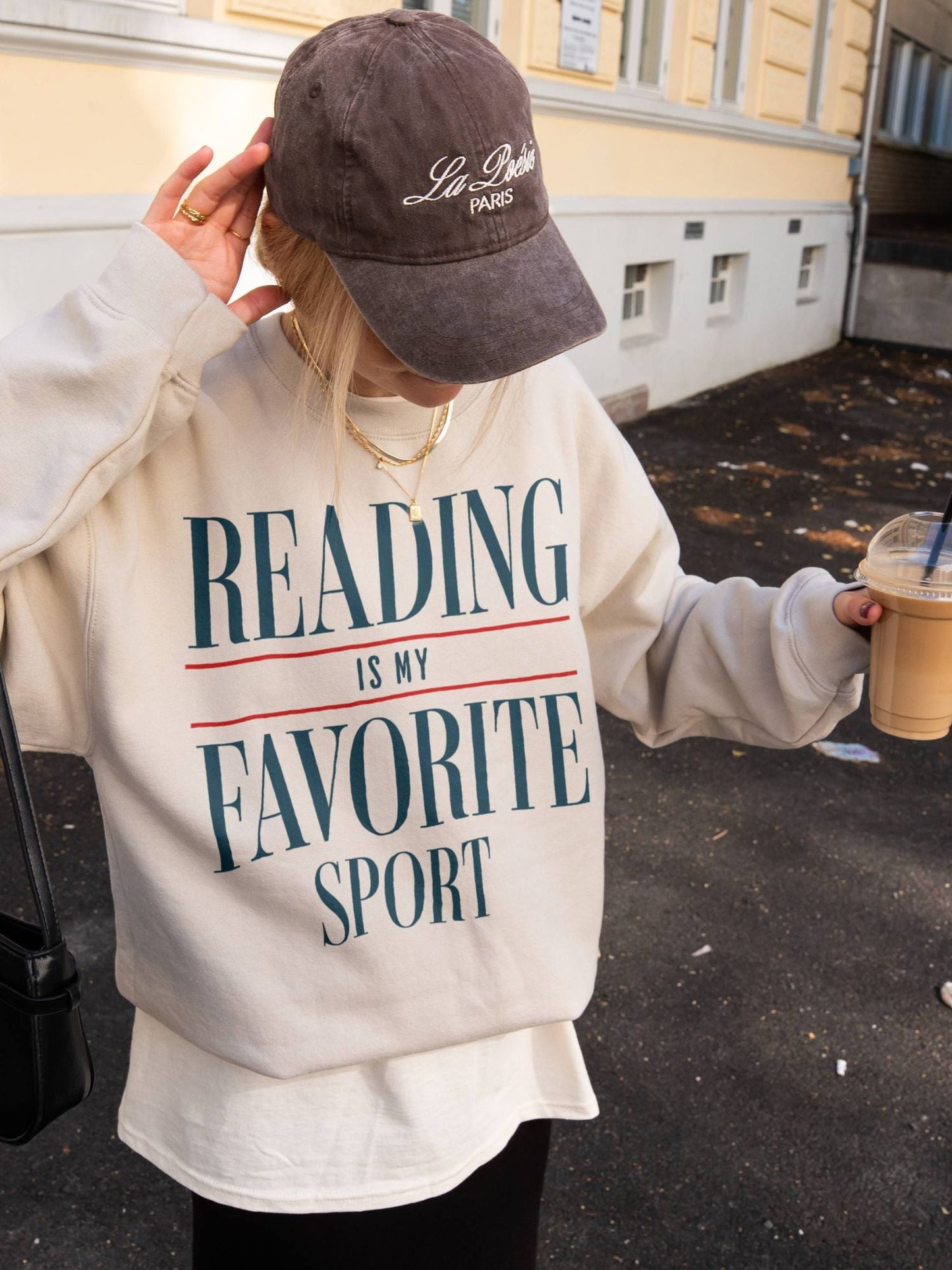 Reading Is My Favorite Sport Sweatshirt | Book Lover Gift - Apparel image 2