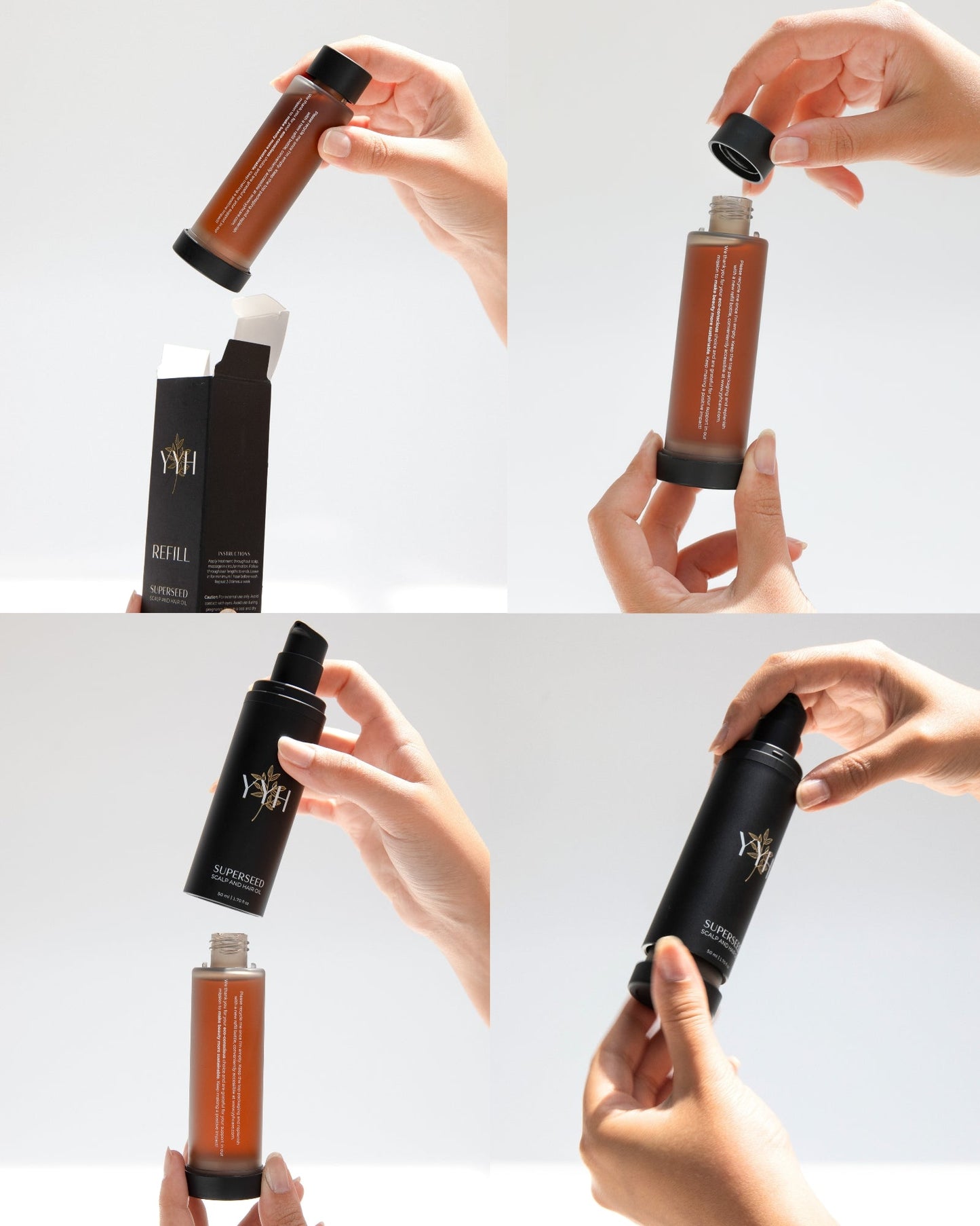 YYH - Superseed Scalp & Hair Oil - REFILL - Beauty image 2