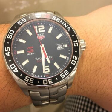 Tag Heuer Formula 1 Senna Limited Edition Black Dial Silver Steel Strap Watch for Men - WAZ1012.BA0883 - Jewelry image 26