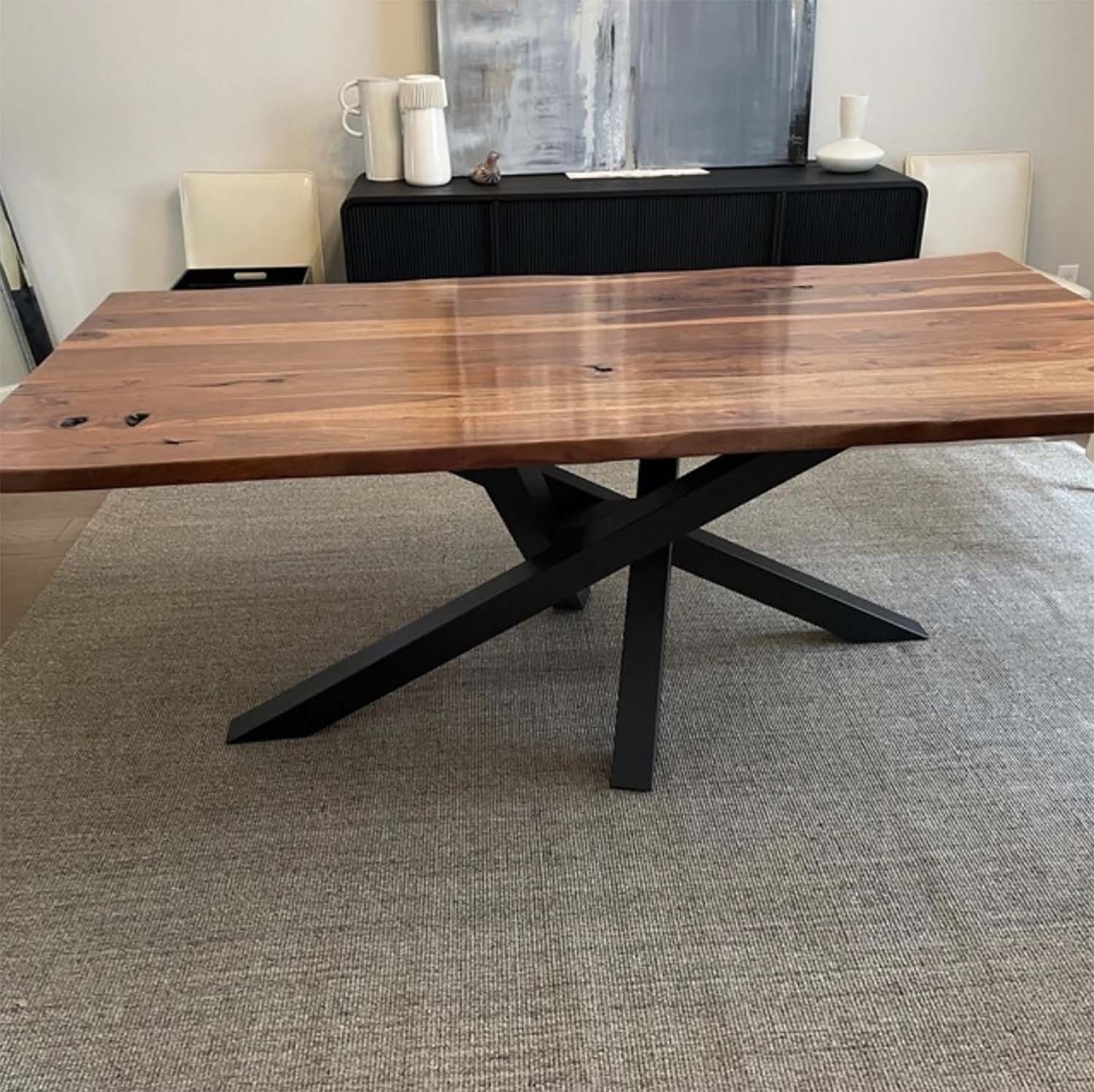 Straw-Bundle-Shaped Dining Table Legs, #SS1710 - Apparel image 9