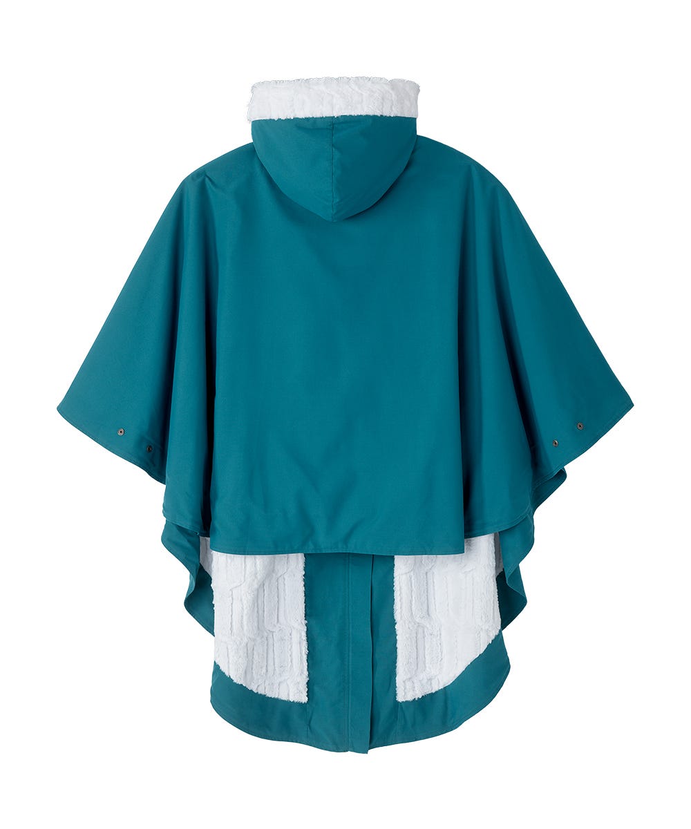 Unisex Luxurious Fur-Lined Winter Wheelchair Cape - Misc image 2