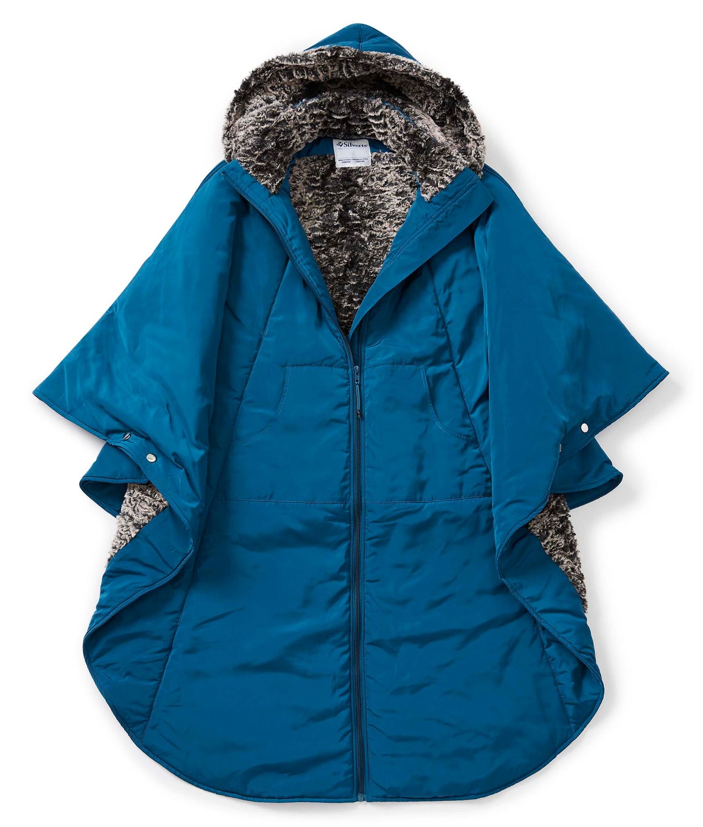 Unisex Luxurious Fur-Lined Winter Wheelchair Cape - Misc image 11