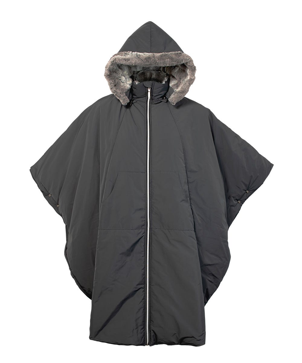 Unisex Luxurious Fur-Lined Winter Wheelchair Cape - Misc image 15