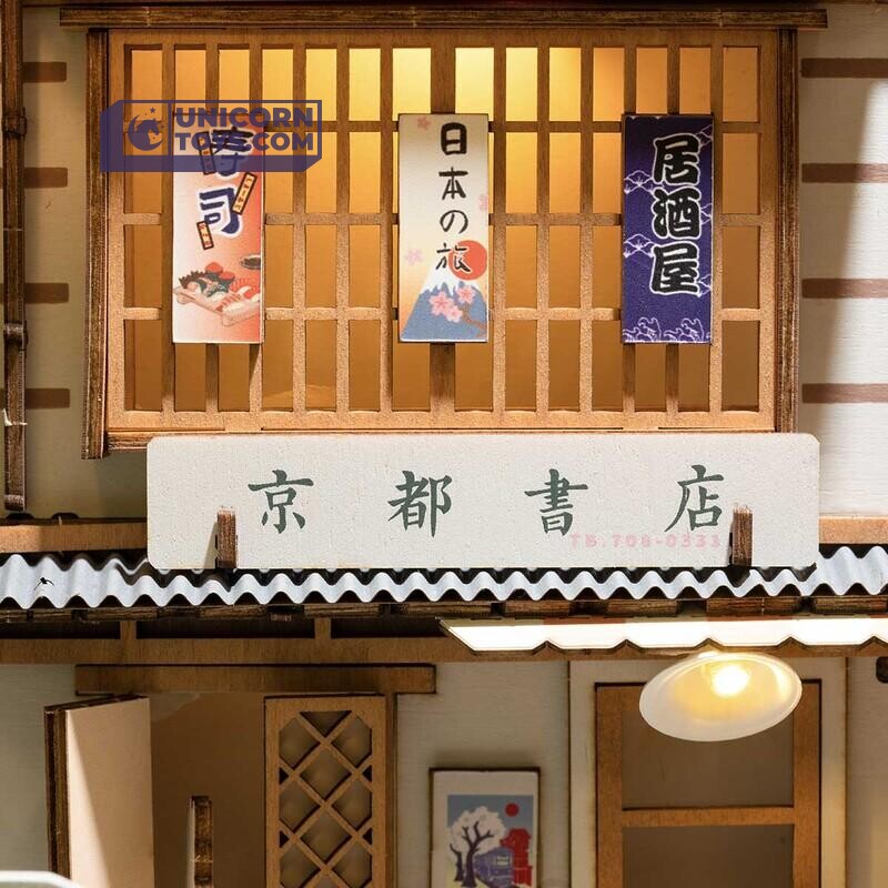 Sakura Tram | Robotime Rolife TGB01 DIY Miniature Book Nook Kit - Kitchen & Dining image 8