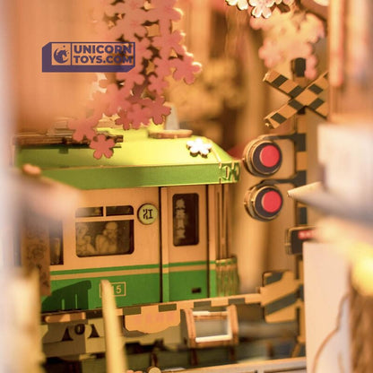 Sakura Tram | Robotime Rolife TGB01 DIY Miniature Book Nook Kit - Kitchen & Dining image 7