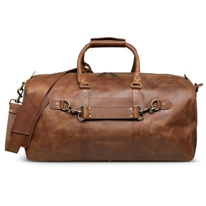 Traveler 45L Leather Duffle - Saddle Brown - Accessories image 2