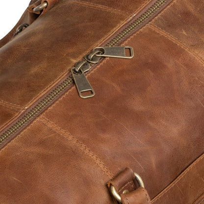 Traveler 45L Leather Duffle - Saddle Brown - Accessories image 13