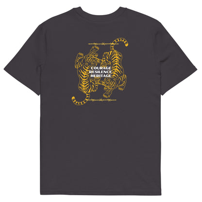 Courage, Resilience and Courage Unisex organic cotton t-shirt - Apparel image 14