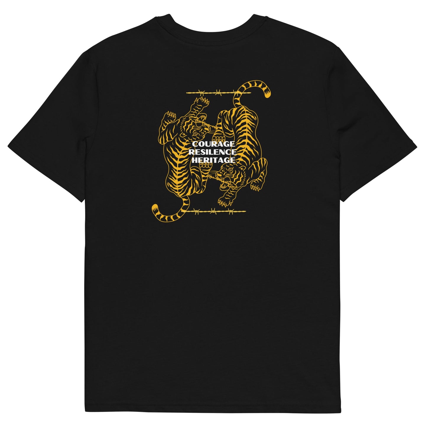 Courage, Resilience and Courage Unisex organic cotton t-shirt - Apparel image 2